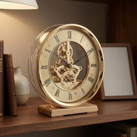 Roman Numeral Clock Movement Insert Glass Round Clock Movement Insert Easy Reading Home Decor Accessory