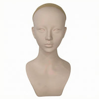 Mannequin Head Bust Break Resistant Mannequin Head with Shoulders Sturdy