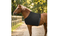Horse Vest with Velcro Anti-Rub Horse Bib Shoulder Guard Breathable Stretch for Horses, Stable, Grooming