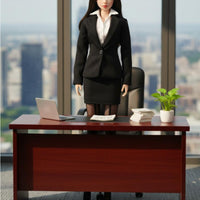 Female Figure Business Suit 1/6 Scale Office Uniform Action Figure Suit Set for Collectors, Hobbyists, Display, Diorama