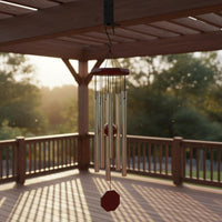 Metal Wind Chime Gift Hanging Wind Bell Rustic Design for Balcony