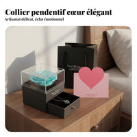 Preserved Blossom Jewelry Box Long Lasting Eternal Blossom Gift Box with Drawer