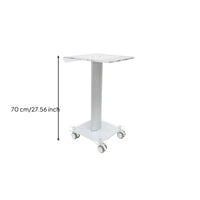 Beauty Cart with Acrylic Shelf Compact Beauty Cart with Handle Modern for Spas