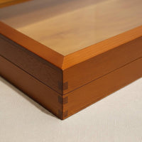 Clear Lid Wooden Box Long-Lasting Construction Wood Jewelry Storage Box Multipurpose Handmade for Hobbyists