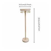 Necklace Display Stand Detachable Jewelry Display Rack Multi-Hook