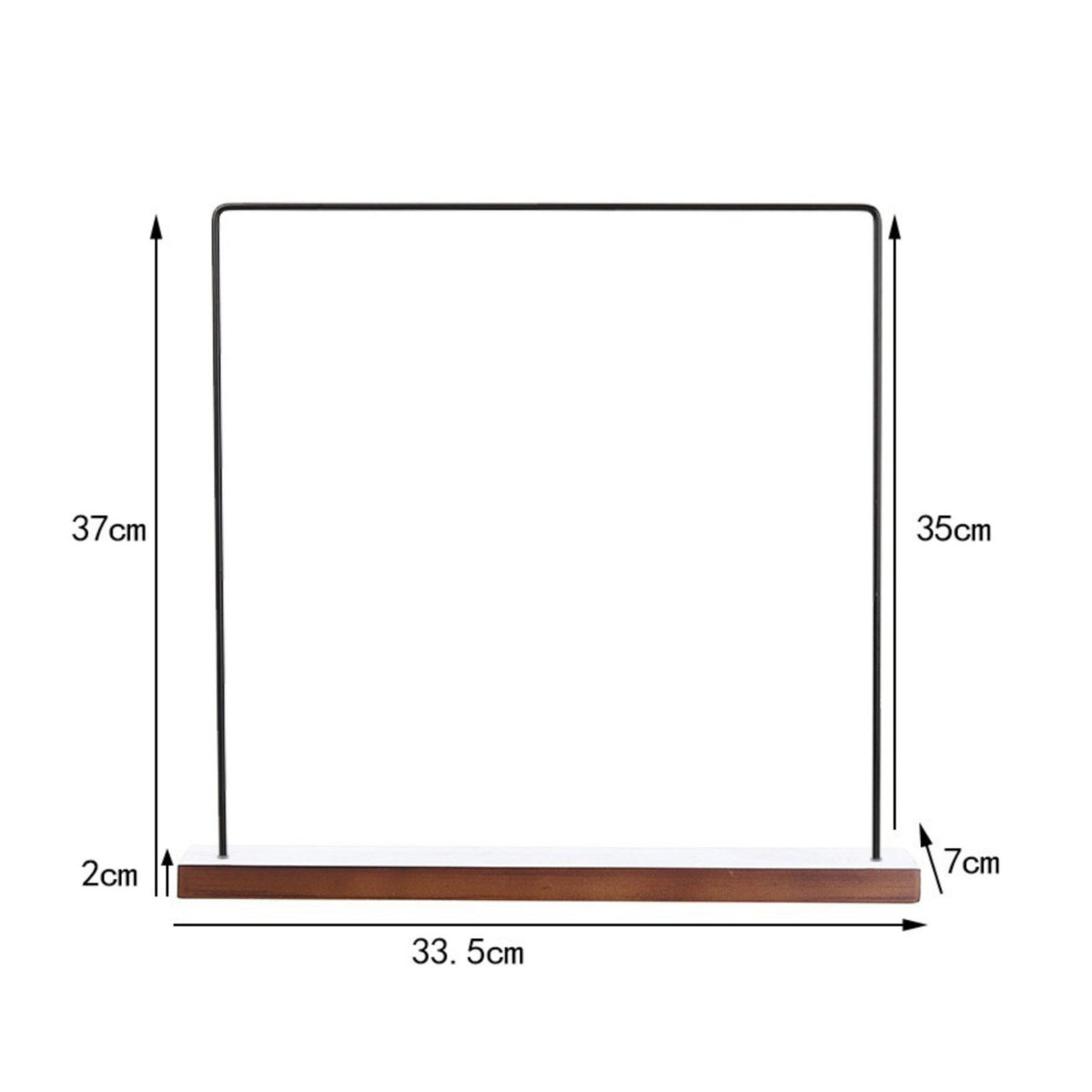 Necklace Display Stand Space Saving Pendant Display Holder Wooden Base Household Storage for Dressing Table