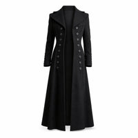 Double-Breasted Coat Tailored Overcoat Retro for Cosplayers