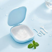 Vented Retainer Box Easy to Clean Oral Appliance Holder Lightweight Oral Accessory