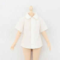 Doll Blouse Button Front Miniature Collared Shirt Soft Cloth