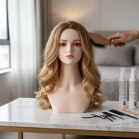 PVC Mannequin Head Hairpiece Display Head for Shop Window