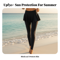 High waist swim pants, sun protection