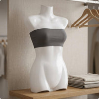 Female Half Body Mannequin Glossy Finish Half Body Dress Form Legless