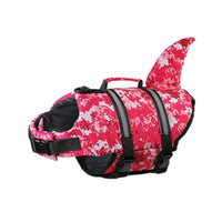 Dog Life Jacket Buckle Closures Dog Swim Vest Patterned Material