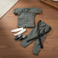 Wushu Suit Realistic Design Wushu Robe Traditional Closures for Collectors