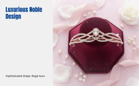 Stylish Headband, Bridal Tiara Hair Accessory, Alloy with Zirconia, Elegant Wedding Photo Prop