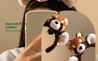 Raccoon Ear Headband, Fuzzy Hair Accessories, event, Photo Props