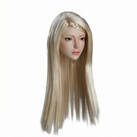 1/6 Scale Female Head Sculpts Miniature Collectible Figure Part