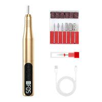 Electric Nail Pen Rechargeable Cordless Nail Slim Handheld