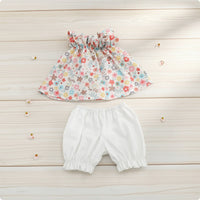 Doll Dress with Bloomers Sleeveless 60cm Doll Clothes Ruffled for Shelf Display