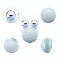 V-Shaped Massager with Roller Heads Compact V-Shaped Face Massager Ergonomic