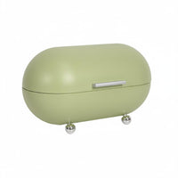 Oval Storage Box Dust Protection Metal Storage Box Easy to Clean