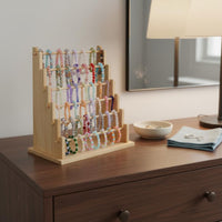 Wooden Bracelet Stand Solid Wood Necklace Hanging Rack Easy to Install