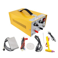Adjustable Joining Kit with Tungsten Electrode Needle 30A Joining Machine with Foot Switch 200W Pulse Point Welder Portable for Jewelers, Hobbyists, Workshops, Studios