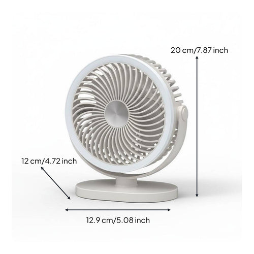 USB Rechargeable Handheld Fan 3-Speed Adjustable Mini Rechargeable Fan Quiet