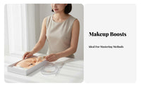 Simulated Skin Texture Makeup Practice Board Realistic 3D Design Silicone Makeup Practice Face Easy to Clean for Beginners, Students