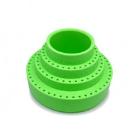Cylindrical Organizer with Holes Tiered Perforated Storage Container Round
