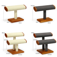 Horizontal-Bar Bracelet Holder Minimalist Design Horizontal-Bar Bracelet Scrunchie and Watch Stand Shop Owners