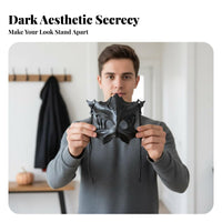 Demonic creature Halfface covering Mythological Design Horror Character face covering for Cosplayers