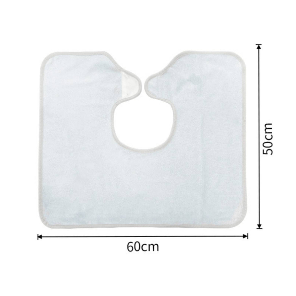 Bedside Bib Large Clothing Protector Rectangular for Bedridden Adults