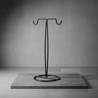 Freestanding Purse Display Stand Black handbag Display Stand Upright Frame Retail Fixture