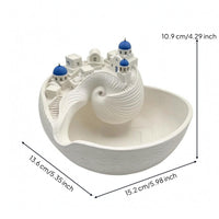 Decorative Organizer Tray Spiral Divider Key Tray Miniature Scene