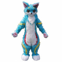 sapphire canine Character Outfit Walkable Furry Suit Anime design for Promotional Events