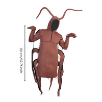Cockroach Costume Hilarious Funny Gift Roach Jumpsuit Loose Fit for Halloween