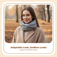 Cashmere neck warmer for running