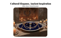 Ancient Grotto Design Hair Accessory Handmade Chinese Design Hair Crown Exotic Celestial Being Headpiece Elegant Features