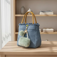 Soft Mini Bag Keychain Cute Design Fashion Accessory Lightweight for Women