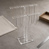 Double-Sided Necklace Holder Elegant Necklace Display Stand Easy to Clean