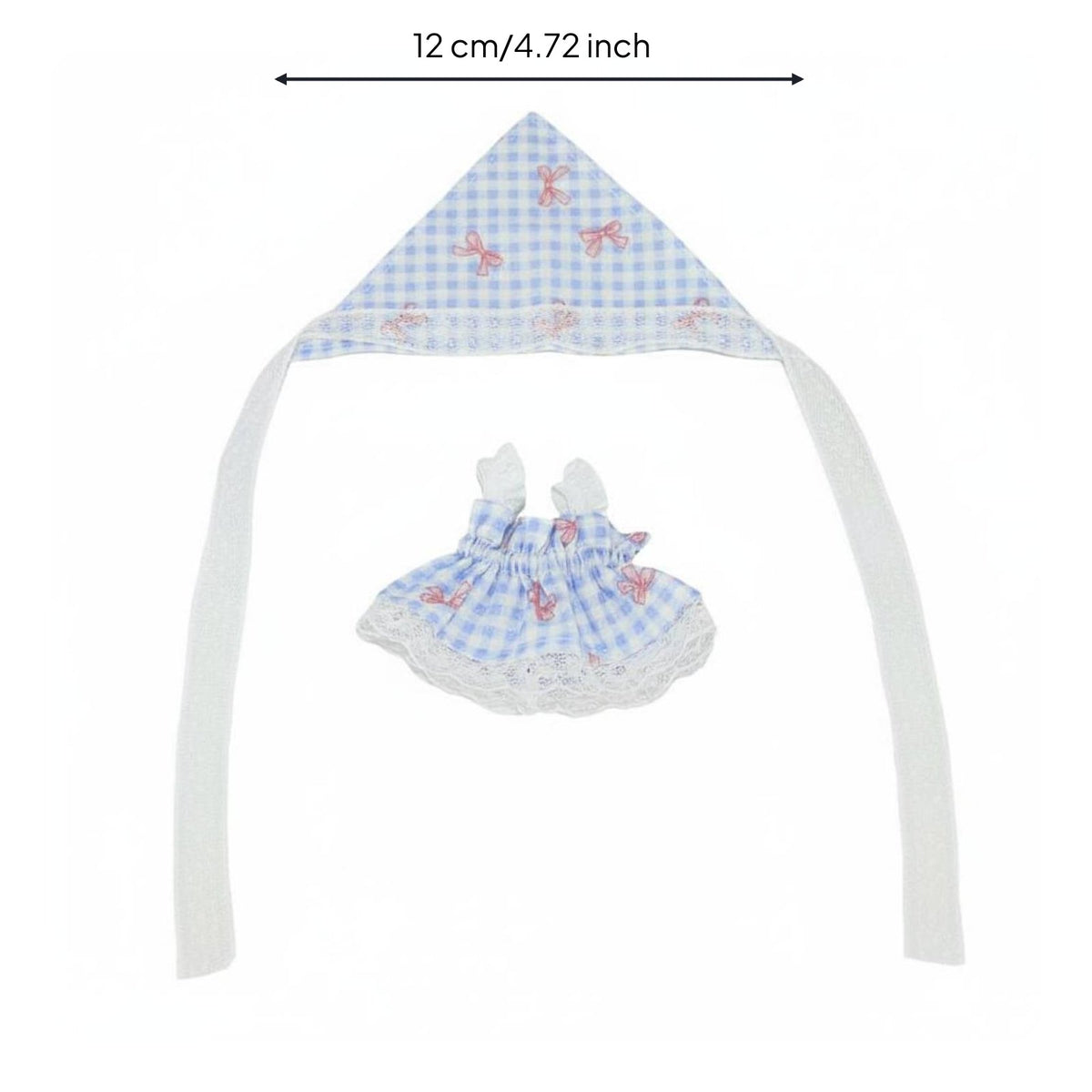 10cm Doll Dress Set Variety of Styles Doll Bandana and Dress Set Ideal Gift