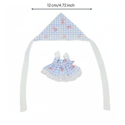 10cm Doll Dress Set Variety of Styles Doll Bandana and Dress Set Ideal Gift