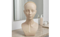 Mannequin Head Bust Break Resistant Mannequin Head with Shoulders Sturdy