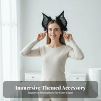 Dark Ear Headband Halloween Themed Dark Ears Headband Ry Creature Ears Lightweight Gothic Headpiece Comfortable Fit