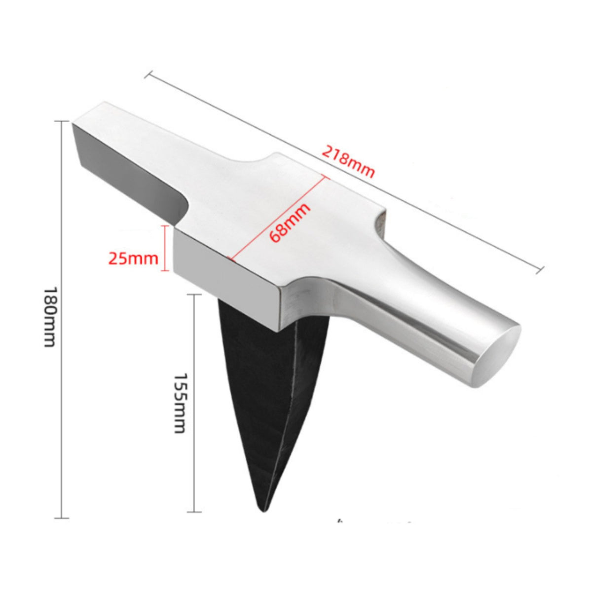 Jeweler's Pointed anvils Polished Surface T-Stake anvils Multi-Functional Goldsmith Tool for Goldsmiths, Metalsmiths, Studio, Workshop