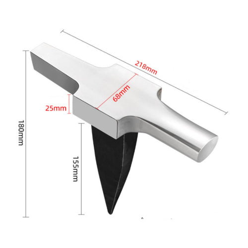 Jeweler's Pointed anvils Polished Surface T-Stake anvils Multi-Functional Goldsmith Tool for Goldsmiths, Metalsmiths, Studio, Workshop