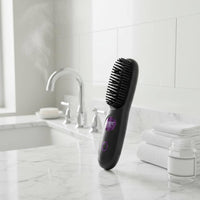 Cordless Straightening Brush Rechargeable Mini Hair Straightener Comb Anti-Scald