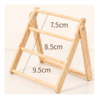Wooden Storage Stand Simple Design Wooden Countertop Display Stand Space Saving
