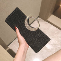 Rhinestone Clutch Light Luxury Glitter Evening Clutch Dressy for Wedding, Women
